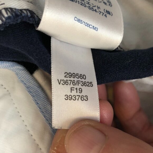 Lands' End Mens Pants Size 38 Traditional Fit Chino Khaki Straight Casual Navy - Picture 8 of 10